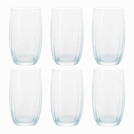 Clear Highball Tumbler Glass 510 ml – Set of 6