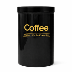 Kleeyo Black Tea Storage Jar with Lid – Multipurpose Container for Tea, Coffee, Sugar & Kitchen Spices - Habitt