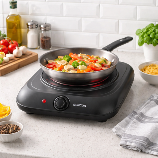Single Infra Red Cooking Plate SCP1763BK - Habitt