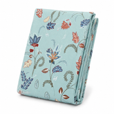Percale Blue Floral Double Quilt Cover – 90 x 96 Inches