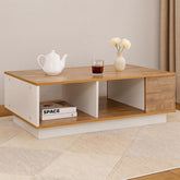 Osborne L Shape Coffee Table W-18 - Habitt