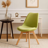 Gigma Light Green W/Fabric Chair - Habitt