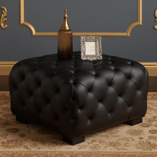 Black Punched Puff