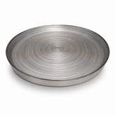Small Round Grey Quarter Plate – Modern Textured Side Plate - Habitt