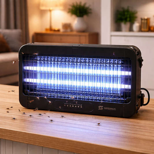 Sayona Remote Control Insect Killer 20W with High-Voltage Grid – Indoor Fly & Mosquito Zapper (SIK-2439) - Habitt