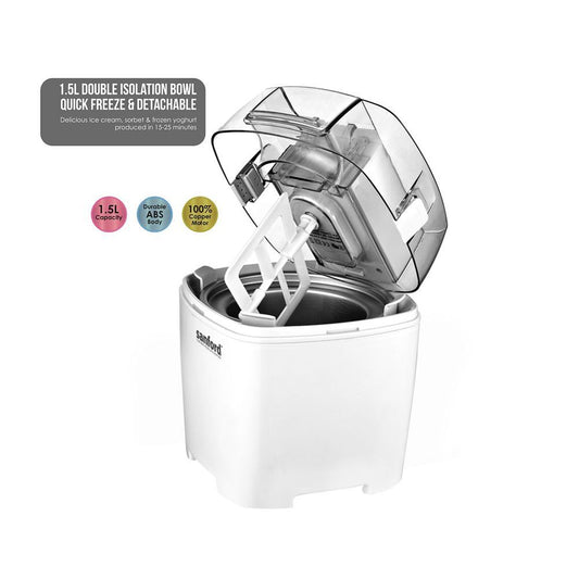 Sanford Ice Cream Maker 1.5L – Model SF-2601ICM | Quick Freeze Dessert Maker