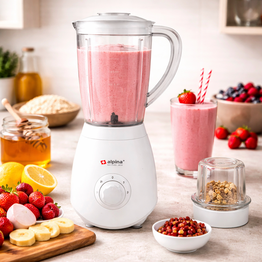 Alpina Blender & Grinder 1.5L – Model SF-1008SB | Blend & Grind Multi-Purpose Blender - Habitt