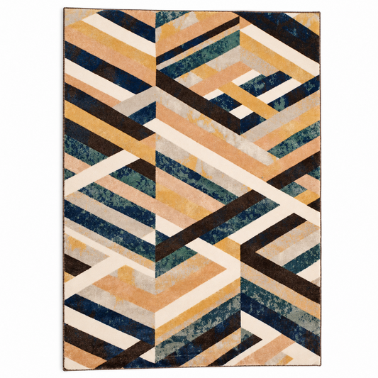 Rugs – Printed 5x8 Ft- 3311c00BEIGE / TERRACOTA
