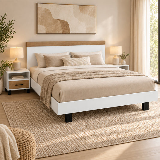 Elana Bed with side table Bundle with Rs. 5,000 Gift Card