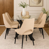 Florence 6 Person Dining Table - Habitt