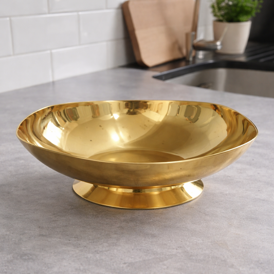 Golden Ice Cream Bowl – 16 cm | 18 cm