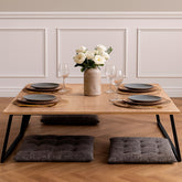 Linna Foldable 4 Person Dining Table - Habitt
