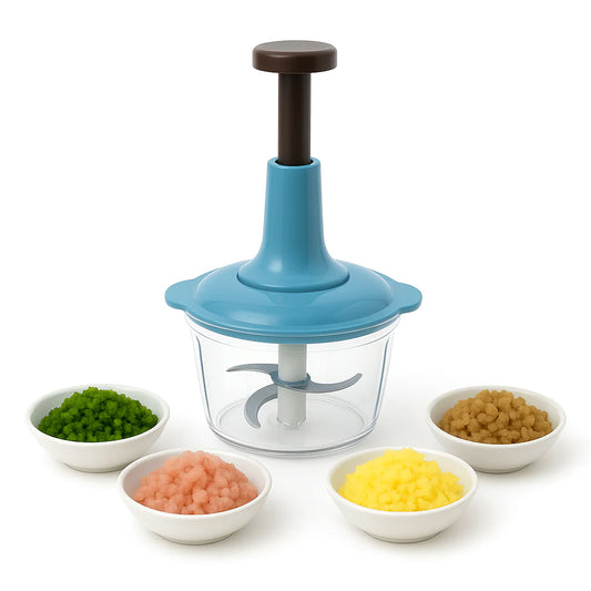 Manual Kitchen Hand Chopper – 2L Push‑Down Vegetable & Fruit Dicer