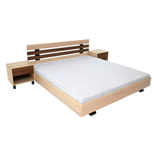 Indigo King Size Bed with 2 Side Tables 1200