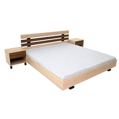 Indigo King Size Bed with 2 Side Tables