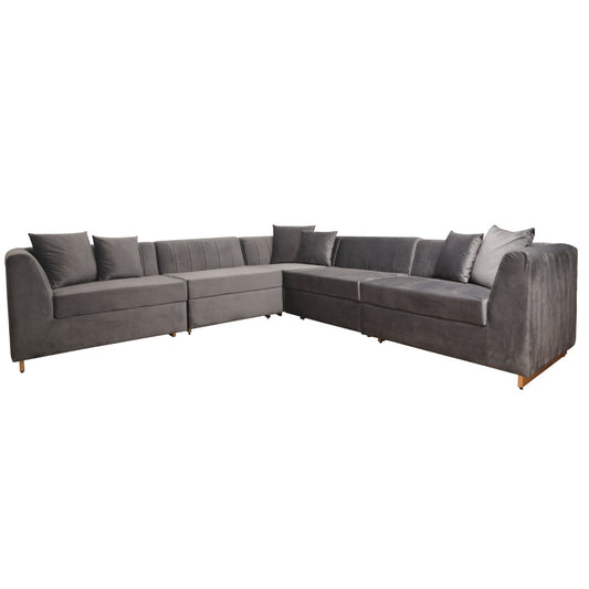 Lark 7-Seater Sofa – Modern L-Shaped Sectional Sofa for Living Room
