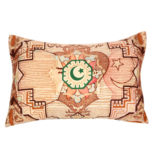 Rich Gold Cushion Cover – Digital Print Decorative Pillow Case (12 x 28 Inches)