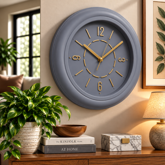 Heritage Dream Wall Clock – 10.75 Inch Plastic Frame