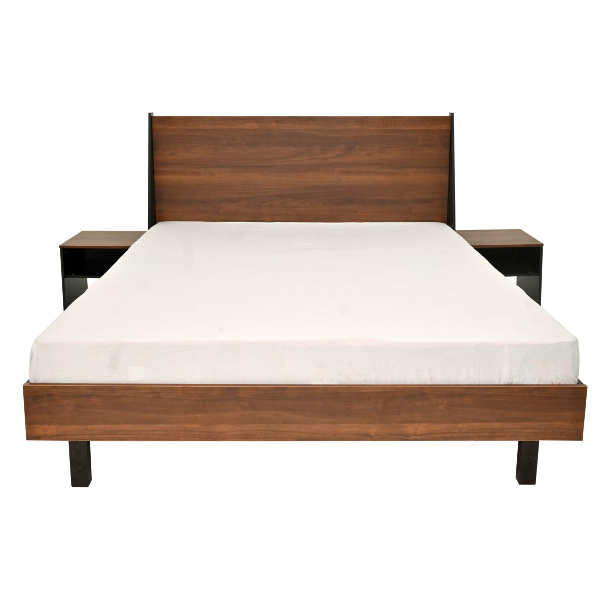 Savior King Size Bed With Two Side Tables