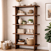 Nysa Solid Wood Wall Shelf – Modern Floating Storage & Display Shelf for Living Room & Bedroom - Habitt