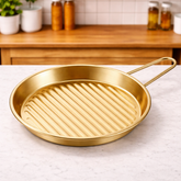 Golden Multipurpose Serving Grill Plate 20 cm | 23 cm - Habitt
