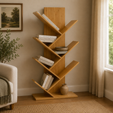 Bamboo Folding Bookshelf