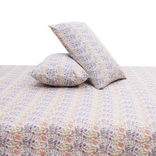 Multi Flowers Double Quilt Cover 90x96" Cotton