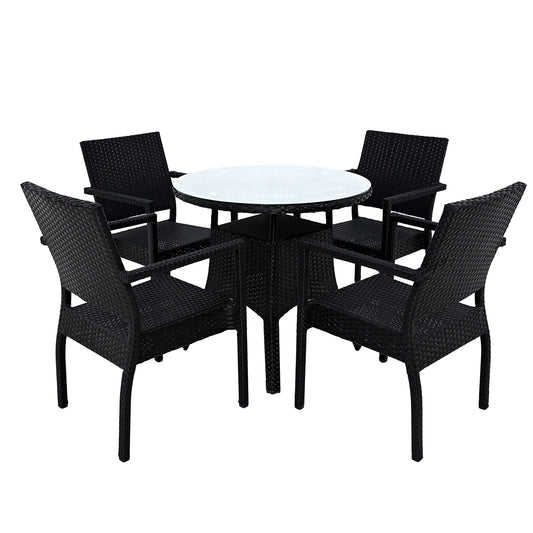 Timber  4 Person Dining table set