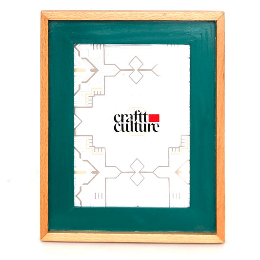 Island Green Wooden Photo Frame – Vertical Display
