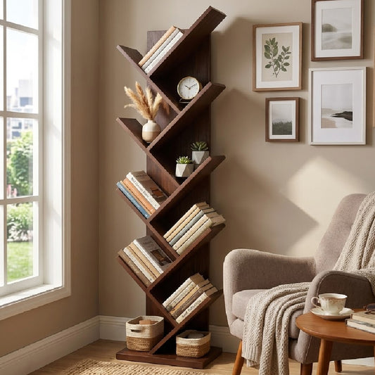 Austere BooK Shelf - Brown - Habitt
