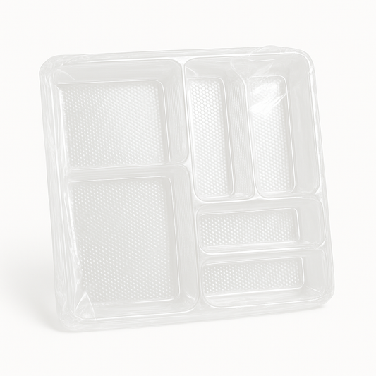 Acrylic Cutlery Tray – Multi-Section Drawer Organizer