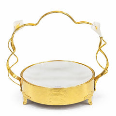 Luxury Decorative Dish with Gold Finish – Small, Medium & Large Sizes