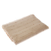 White Textures Bed Cover 94x102" - Habitt