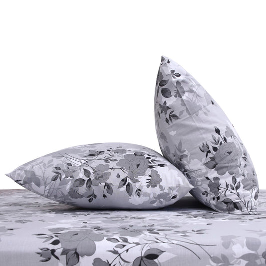 Double Bed Sheet 90x100 with 2 Pillow Covers - Habitt