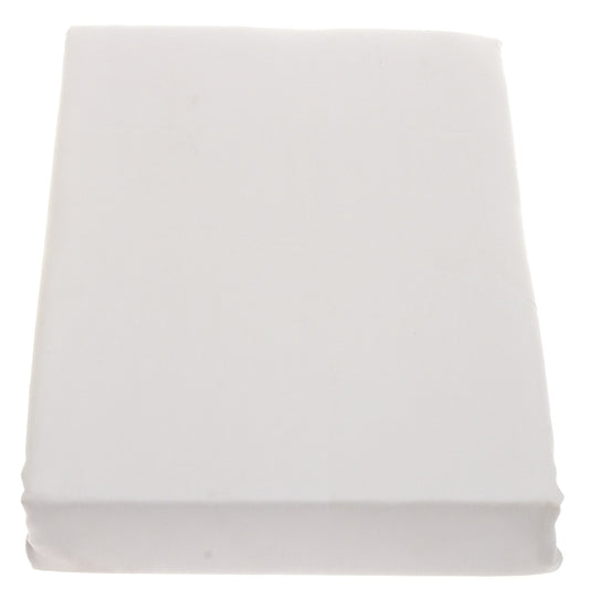 Double Bed Sheet Satin Light Grey 96X102" Dyed