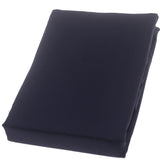 Double Bed Sheet Satin Navy Blue 96X102" Dyed - Habitt