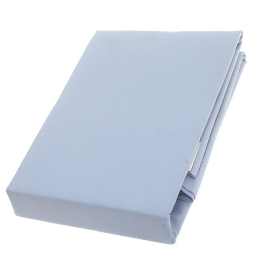 Blue Dyed Double Bed Sheet – 96x102" | Percale Cotton