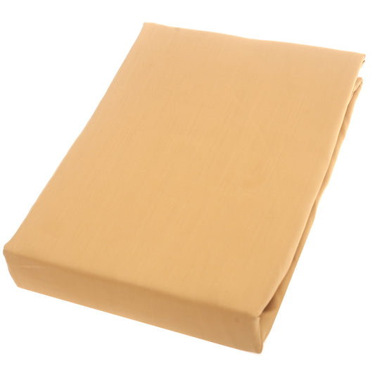 Gold Dyed Double Bed Sheet – 96x102" | Percale Cotton