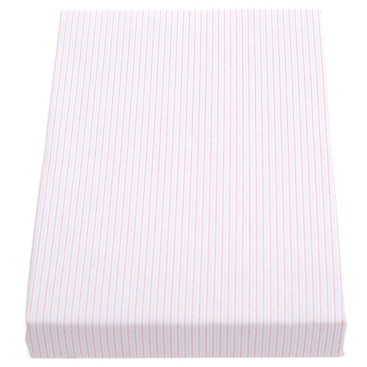 White Texture Single Bed Sheet – 68x96" | 100% Cotton