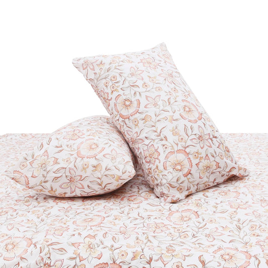 Floral Jaal Double Quilt Cover 90x96" – Rotary Printing Percale