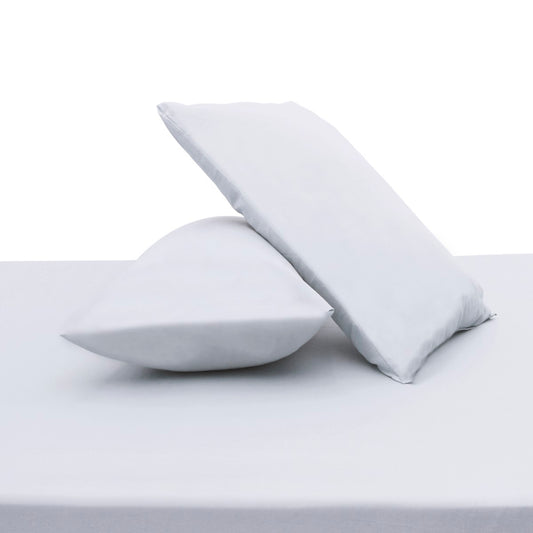 Sky Blue Dyed Double Bed Sheet 96x102" – Dyed Percale