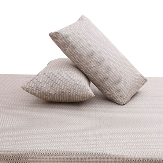 Linea Textures Double Bed Sheet with Pillow Covers – 96x102 Inches