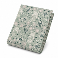 Azure Blue Double Bed Sheet – 96 x 102 Inches | Elegant Patterned Design, Soft Finish & Premium Comfort