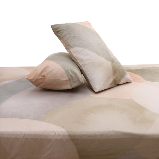 Olive Textured Double Bed Sheet 96″ × 102″ – Earthy, Elegant Woven Finish for Modern Bedrooms