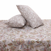 Lavender Garden Double Bed Sheet Set | Elegant Floral Printed Bedding | 94x98 Inches - Habitt