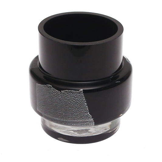 Black & White Pattern Color Glass Vase – Modern Decorative Vase