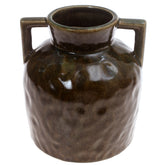 Ceramic Vase Antique Green 7.34X7.34X8.5Inch CH-009 - Habitt