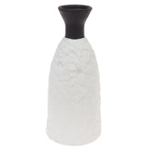 Ceramic Vase L Black & White 5.34 X 5.34 X 12 Inch TYX-049 - Habitt