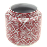 Ceramic Vase S Pink & White 6.67 X 6.67 X 6.6 Inch TYX-039 - Habitt