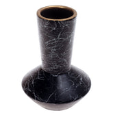 Ceramic Vase Texture Black 7X7X9.5Inch CH-020 - Habitt